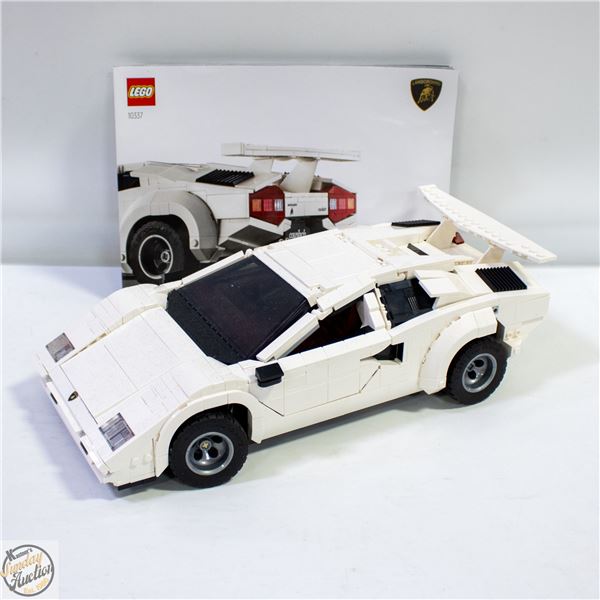 LEGO COUNTACH LAMBORGHINI WITH MANUAL