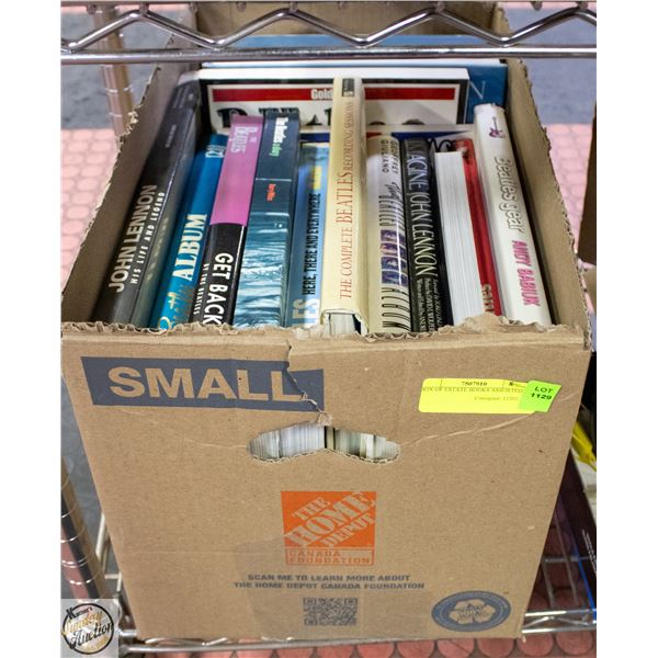 BOX OF ESTATE BOOKS ASSORTED