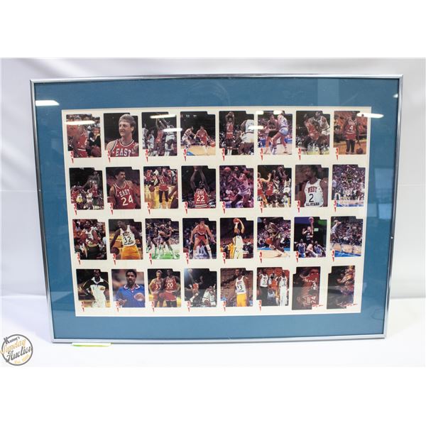 FRAMED BASKETBALL PLAYER PICTURES