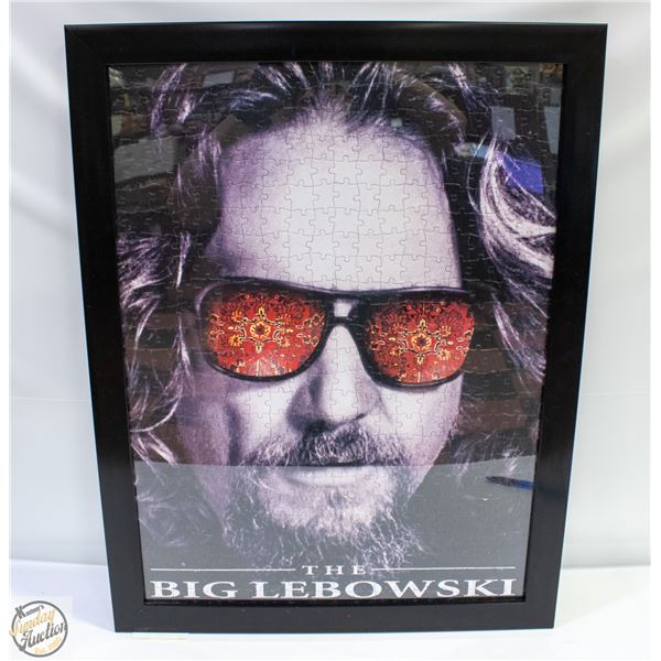 FRAMED COMPLETED PUZZLE THE BIG LEBOWSKI