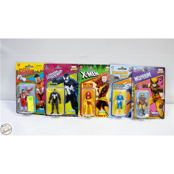 5 HASBRO SEALED COLLECTABLE FIGURINES