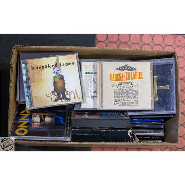 BOX OF VARIOUS CDS INCLUSING OZZY OSBOURNE