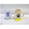 Image 1 : TWO VINTAGE STANLEY CUP STEINS