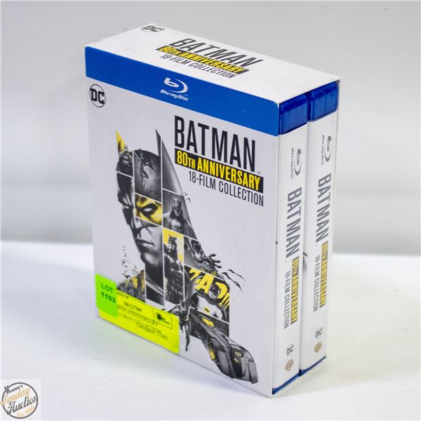 BATMAN 80TH ANNIVERSARY 18-FILM BLU-RAY COLLECTION