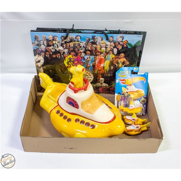 BEATLES YELLOW SUBMARINE LOT INCLUDES COOKIE