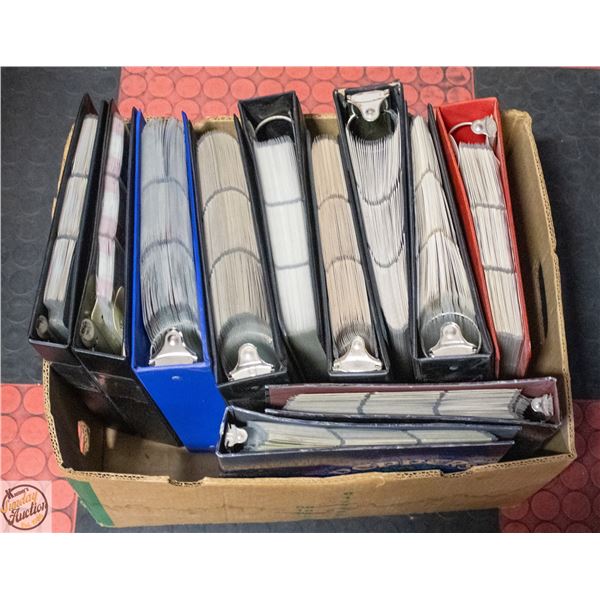 ESTATE SPORTS CARDS COLLECTION - 11 BINDERS FULL