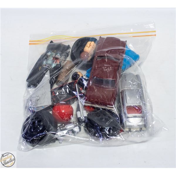 BAG OF ESTATE VINTAGE TOYS ASSORTED