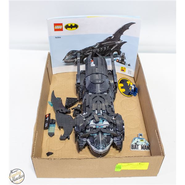 LEGO BATMOBILE + LEGO BATMAN FIGURE WITH