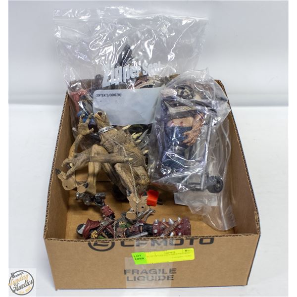 FLAT OF COLLECTABLE FIGURES