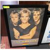 Image 1 : THE POLICE FRAMED POSTER 22" X 32"