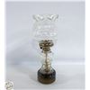 Image 1 : VINTAGE SMALL GLASS OIL LAMP WITH