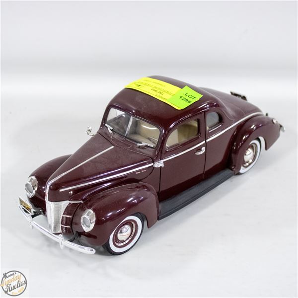 ERTL 1940 FORD COUPE 1/18 SCALE