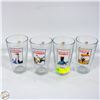 Image 1 : 4 GLASS GUINNESS DRAUGHT BEER GLASSES