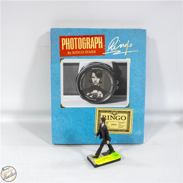 HARDCOVER PHOTOGRAPH BY RINGO STARR +