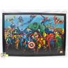 Image 1 : FRAMED MARVEL COMICS 26" X 38"