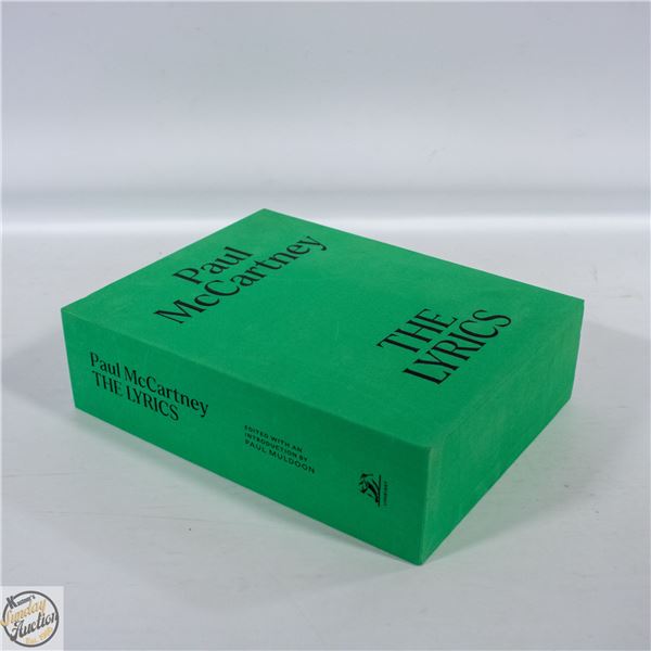 2PC HARDCOVER PAUL MCCARTNEY THE LYRICS