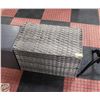 Image 1 : WICKER STORAGE BOX WITH 'HINGED' LID
