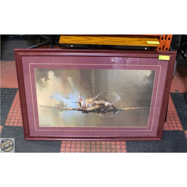 BARRIE A.F. CLARK PRINT OF A VICKERS SUPERMARINE