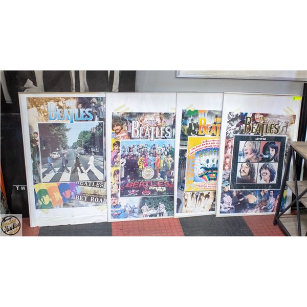 4 FRMED BEATLES PUZZLES