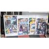 Image 1 : 4 FRMED BEATLES PUZZLES