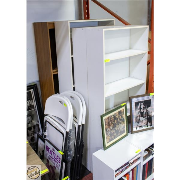 LOT OF FOUR BOOKCASES