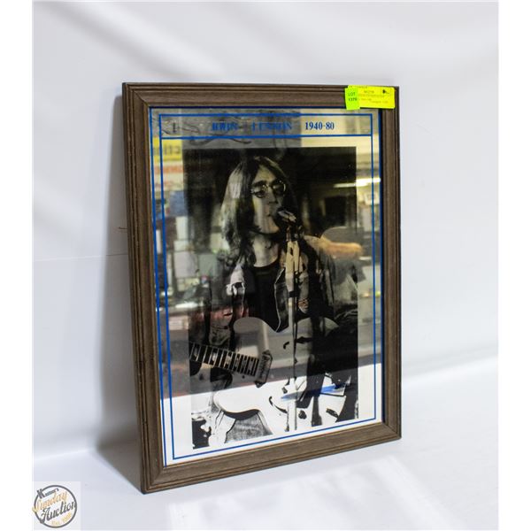 `JOHN LENNON ETCHED GLASS ARTWORK 1940-1980