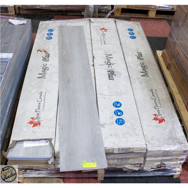 PALLET OF OPUS VINYL PLANK FLOORING 450 SF