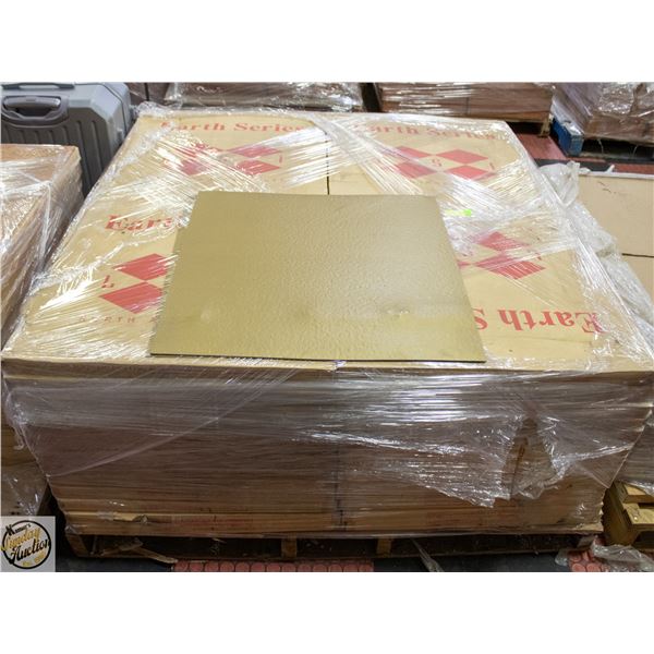 2080 SF - LOT OF GOLD GLUEDOWN VINYL FLOORING