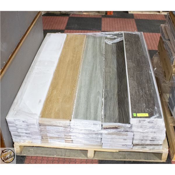PALLET OF VINYL PLANK FLOORING CONTAINING: