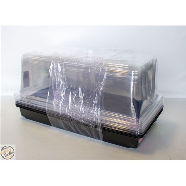 NEW 6 TRAYS 6 DOMES 7.5” – SINGLE THICK 1020 TRAYS
