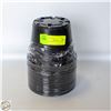 Image 1 : NEW 30 COUNT OF 1.21 L BLACK POTS