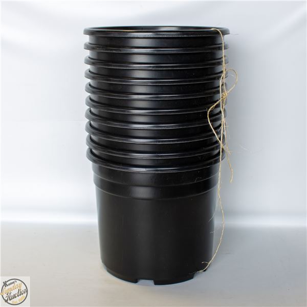 NEW 10 X #3 PRO CAN PRO CAL PLASTIC POT 3 GALLON