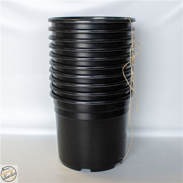 NEW 10 X #3 PRO CAN PRO CAL PLASTIC POT 3 GALLON