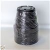 Image 1 : NEW 30 COUNT OF 1.21 L BLACK POTS