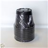 Image 1 : NEW 30 COUNT OF 1.21 L BLACK POTS
