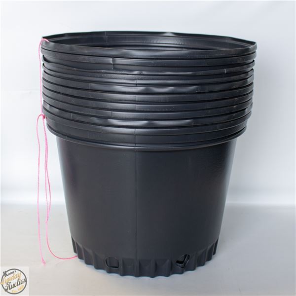 NEW 10 @ 5 GALLON POTS