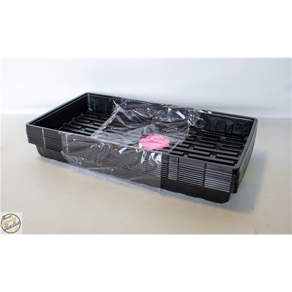 NEW 9 COUNT TRAYS WITH HOLES 1020 SIZE, SINGLE
