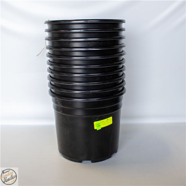 NEW 10 X #3 PRO CAN PRO CAL PLASTIC POT 3 GALLON