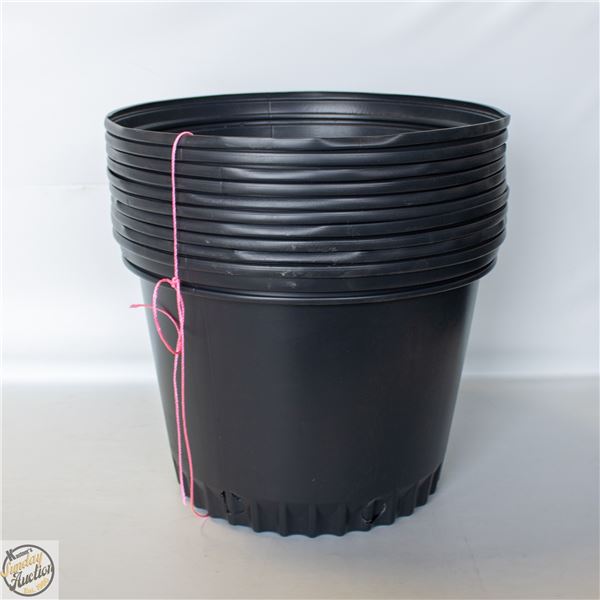 NEW 10 @ 5 GALLON POTS