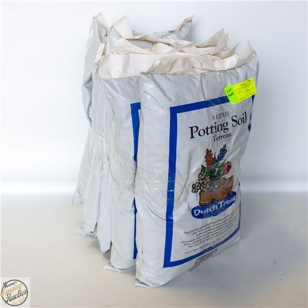 6 BAGS 5 L EACH OF POTTING SOIL – DUTCH TREAT