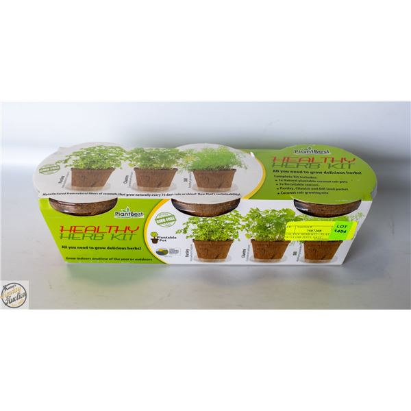 HEALTHY HERB KIT – PLAT BEST. COCO COIR POTS, SAUC