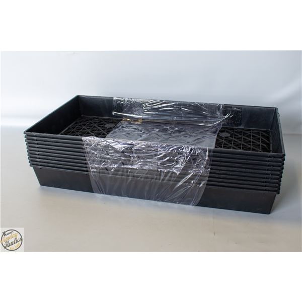 NEW 10 MESH BOTTOM 1020 TRAYS FOR PROPAGATION/