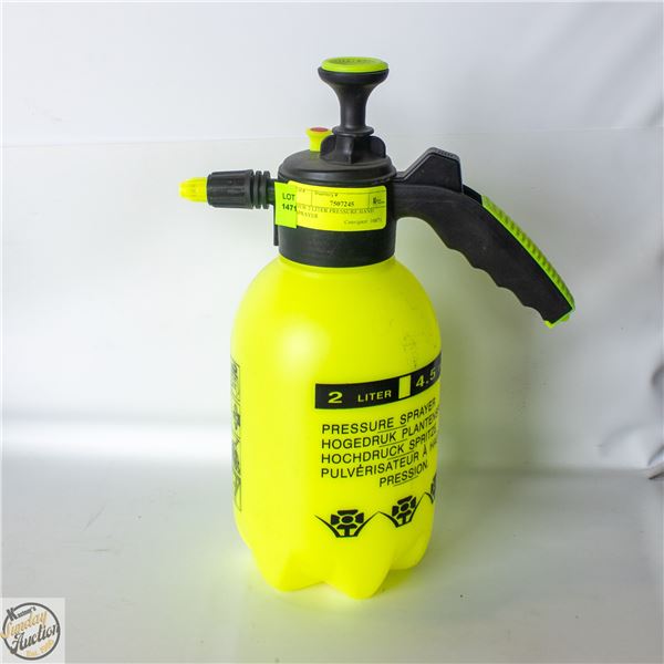 NEW 2 LITER PRESSURE HAND SPRAYER