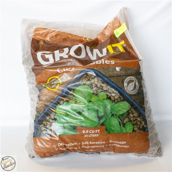 25 L BAG CLAY PEBBLES GROW IT BRAND.