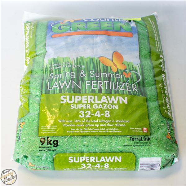 COUNTRY GREEN 32-4-8 LAWN FERTILIZER WITH IRON