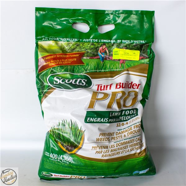 SCOTTS TURF BUILDER PRO LAWN FOOD 5.2 KG