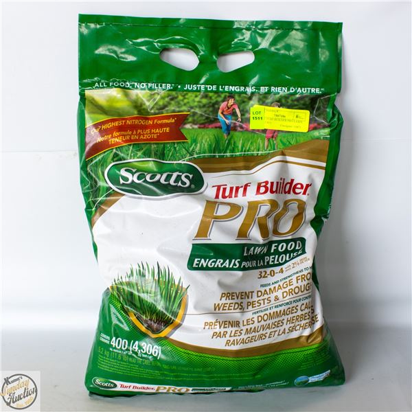 SCOTTS TURF BUILDER PRO LAWN FOOD 5.2 KG