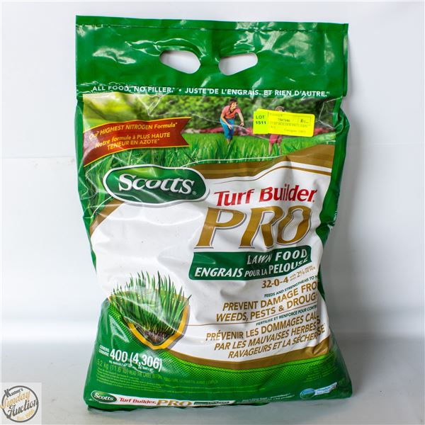 SCOTTS TURF BUILDER PRO LAWN FOOD 5.2 KG