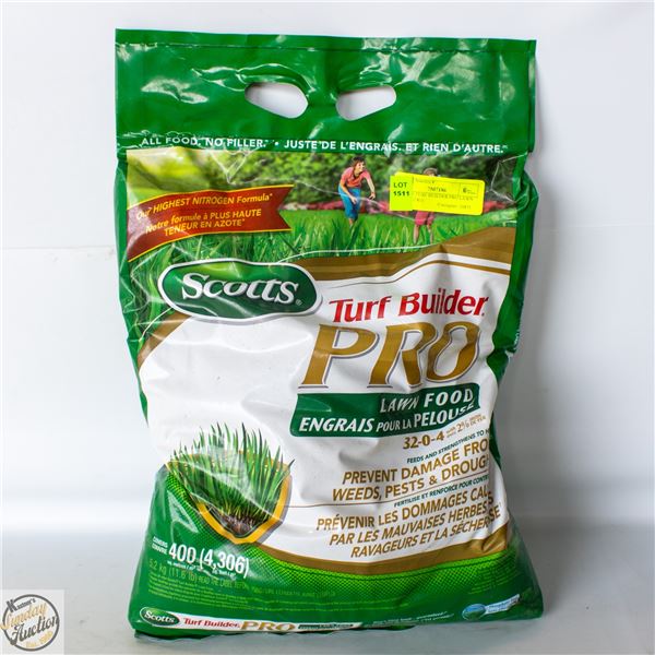 SCOTTS TURF BUILDER PRO LAWN FOOD 5.2 KG