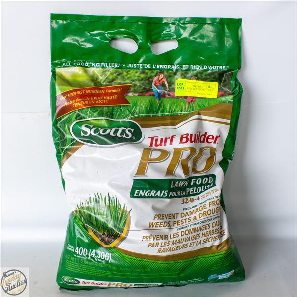 SCOTTS TURF BUILDER PRO LAWN FOOD 5.2 KG